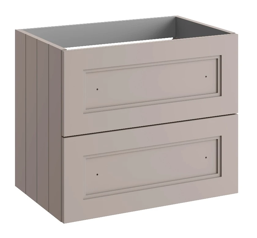 Hib Kingsbury 60cm Wall Hung Unit Stone Greige