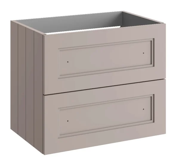 Hib Kingsbury 60cm Wall Hung Unit Stone Greige