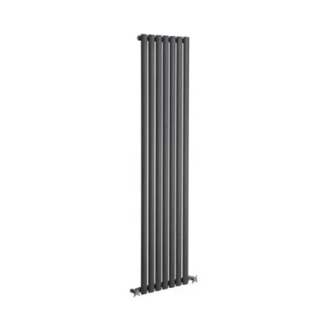 Reina Neva Designer Radiator - 1500 X 413 Single Anthracite product image - Image 1