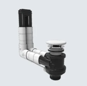 Villeroy & Boch Accessories Viflow Concealed Overflow Outlet And Overflow System With Ceramic Valve Cover White Alpin (9223.77.01)