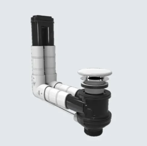 Villeroy & Boch Accessories Viflow Concealed Overflow Outlet And Overflow System With Ceramic Valve Cover White Alpin (9223.77.01) product image - Image 1