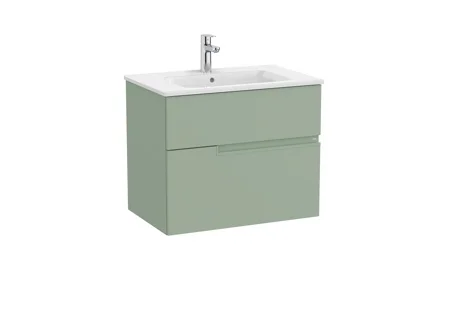 Roca Victoria-n Base Unit 60 X 46 Cm, Two Drawers - Sage Green