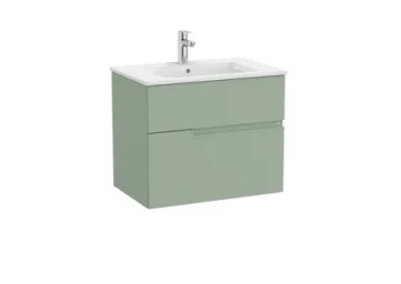 Roca Victoria-n 600mm Base Unit 2 Drawers - Sage Green product image - Image 1