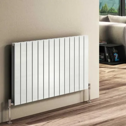 Reina Flat Horizontal 600 X 1032 Double White detail view - Image 5