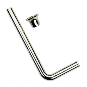Imperial Low Level L Shaped Flush Pipe Chrome