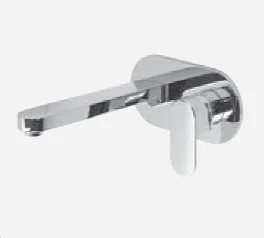 Abacus Ki Wall Mounted Basin Mixer Chrome