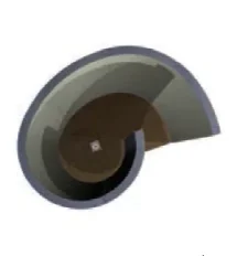 Abacus Elements Snail 1 Cubicle Left product image - Image 1