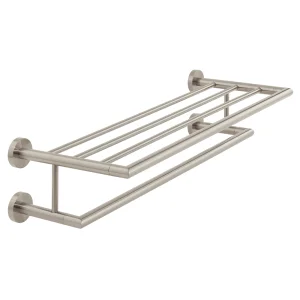 Vado Individual Spa Towel Shelf 600mm (24") Brushed Nickel