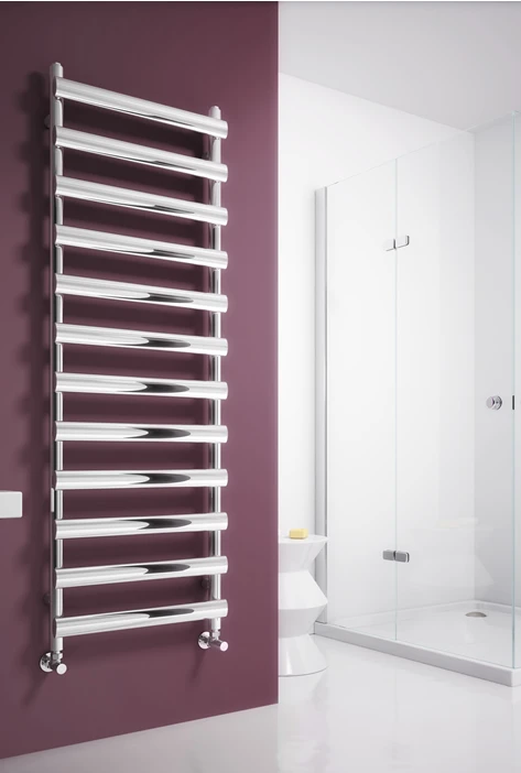 Reina Deno 500X496 Polished Stainless Steel Towel Rail