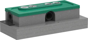 Hansgrohe Ubox Universal Base Set For Finish Sets For Flat Installation