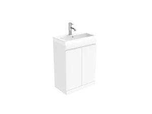 Saneux Air 60cm 2 Door Floor Standing Unit ' Gloss White