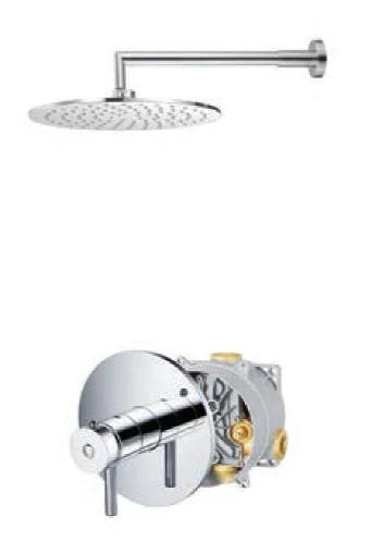 Abacus Emotion Round Fixed Shower Head 250mm Chrome