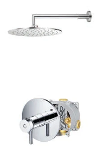 Abacus Emotion Round Fixed Shower Head 250mm Chrome