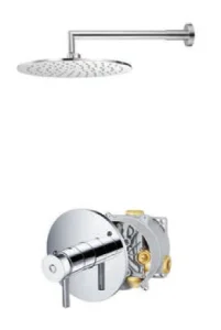 Abacus Emotion Round Fixed Shower Head 250mm Chrome