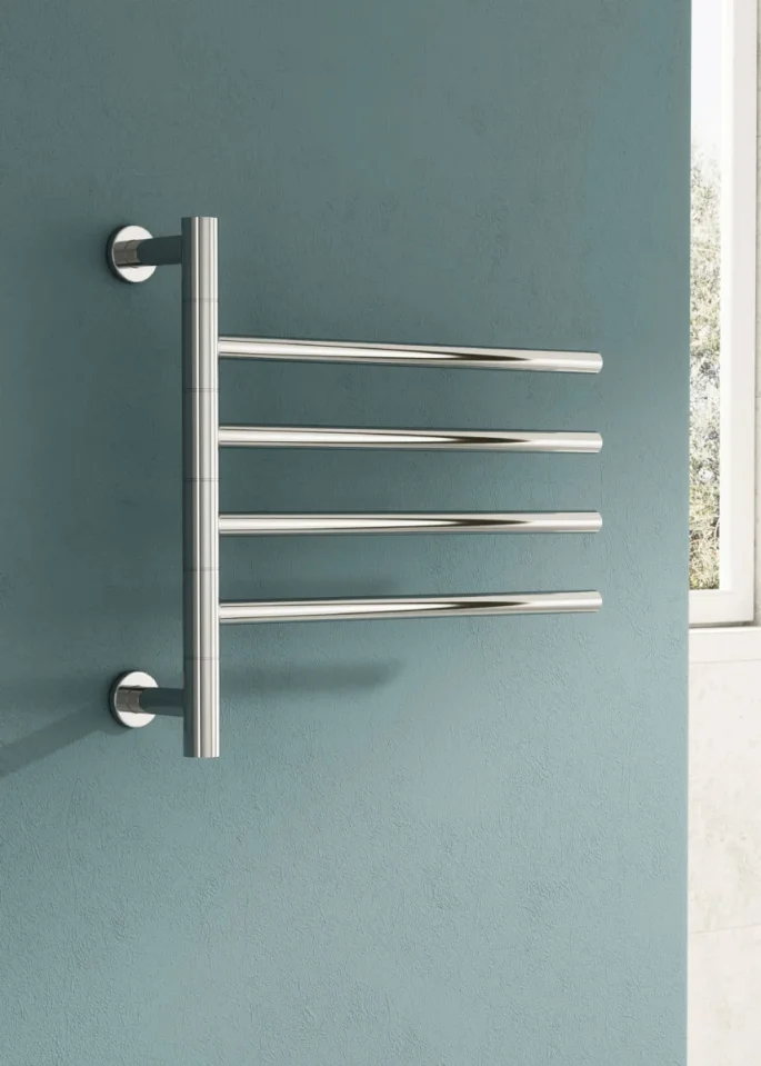 Reina Rance Electric Towel Rail - 500 X 475 Polished product image - Image 1