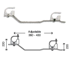 Abacus Easi-plan Far Manifold Bracket
