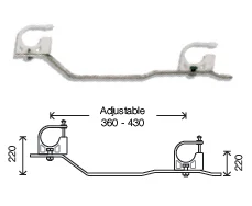 Abacus Easi-plan Far Manifold Bracket