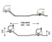 Abacus Easi-plan Far Manifold Bracket product image - Image 1