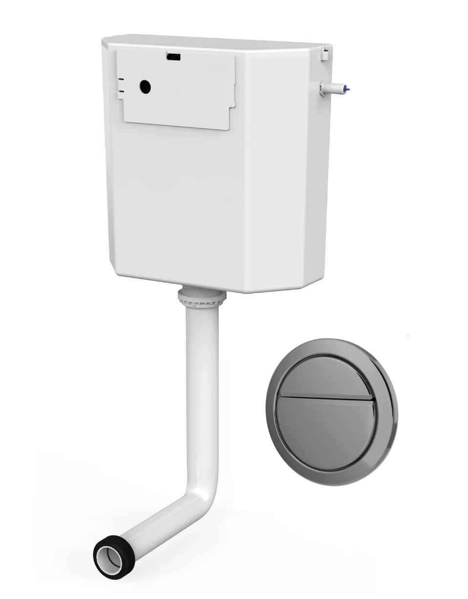 Concealed Cistern with Flush Button
