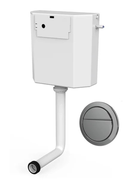 Hib Concealed Cistern (inc. Chrome Flush Button)