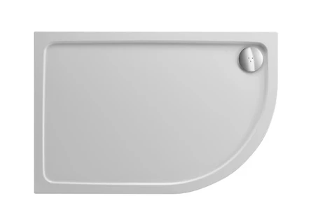 Artesan 1000 X 800mm Anti Slip Offset Quad Tray - Right Hand (excl. Waste)