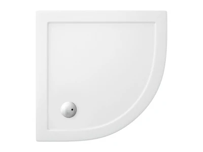 Britton Zamori 800 x 800mm Quadrant Tray (excl. waste)