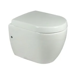 Villeroy & Boch Subway Compact Washdown Toilet Wall-mounted, Oval, Horizontal Outlet 355 X 480 Mm White Alpin (6604.10.01)
