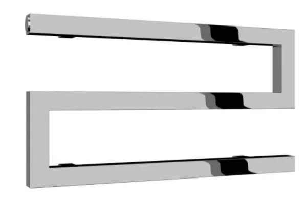 Reina Serpe Designer Radiator - 270 X 500 Chrome