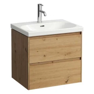 Laufen Lani 585 X 450mm - Vanity Unit 2 Drawers - Wild Oak
