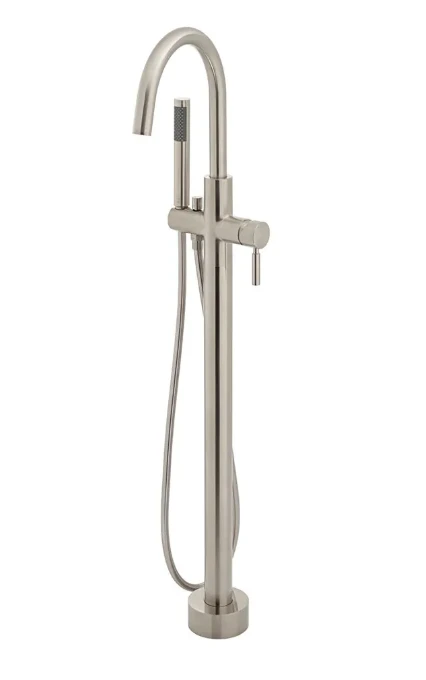 Vado Individual Origins Floor Standing Bath Shower Mixer Brushed Nickel