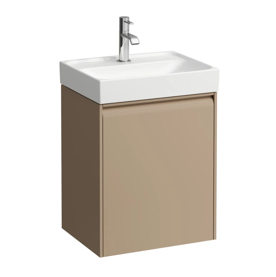 Laufen Meda Vanity Unit 450 X 340 X 515mm 1 Door Left Hinged For Washbasin 8.1511.1 - Cappuccino