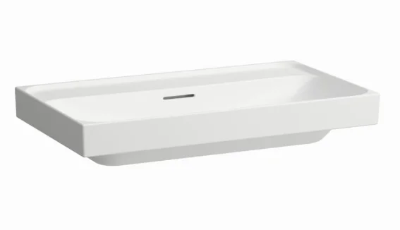 Laufen Meda Basin 80 X 46 Cm No Tap Hole - White