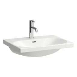 Laufen Lua 600 X 460mm - Washbasin - White - 1 Tap Hole - W/ Overflow product image - Image 1