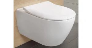 Villeroy & Boch Subway 2.0 Combi-pack Wall-mounted, Directflush, Oval, Washdown Wc Directflush 5614 R0 Xx, Slimseat With Quickrelease And Softclosing Hinges 9m78 S1 01, Horizontal Outlet White Alpin (5614.r2.01)