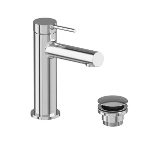 Vado Safari Lever Cold Start Mono Basin Mixer + Universal Basin Waste Chrome