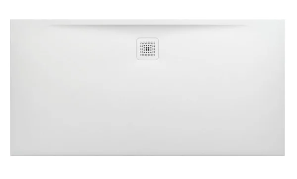 Laufen Marbond Shower Tray 160 X 80 Cm, Linear Drain On Short Side - White