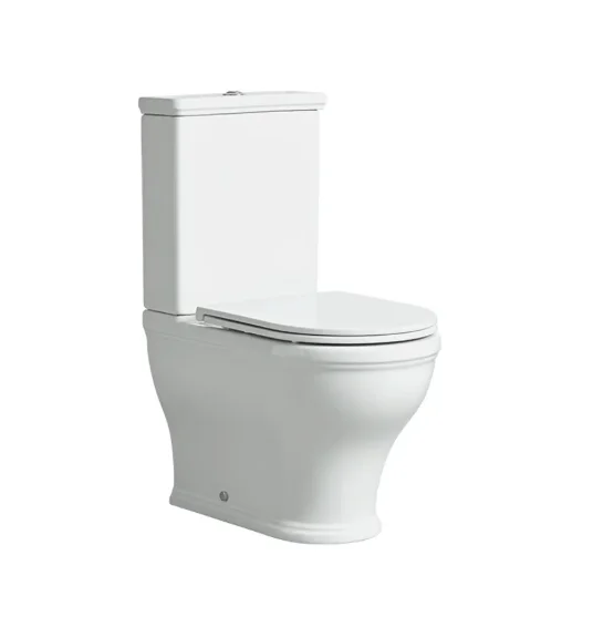 Tavistock Lansdown Fully Enclosed Short Projection Close Coupled Pan - White