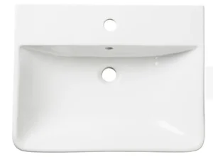 Tavistock Aerial 560 X 430mm Standard Depth Semi Countertop Basin 1th - White