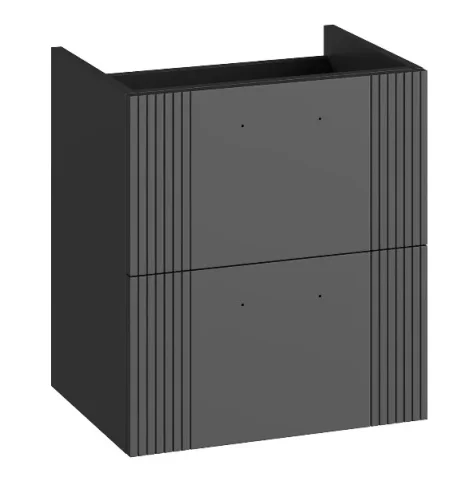 Hib Fabrica 60cm Wall Hung Unit Carbon Grey product image - Image 1