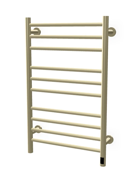 Reina Arnage Electric Radiator Brushed Brass 800 X 500