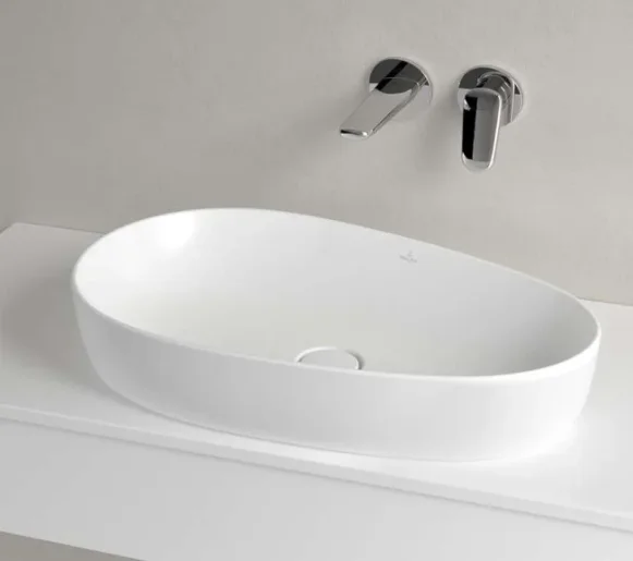 Antao surface mounted basin stone 650x400mm product image - Image 1