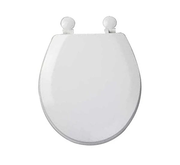 Tavistock Meridian Toilet Seat White Hinges - White