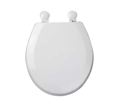 Tavistock Meridian Toilet Seat White Hinges - White product image - Image 1
