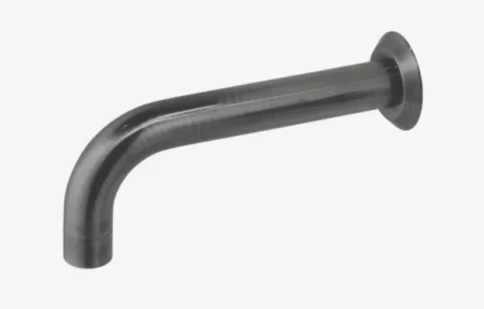 Vado Individual Origins Wall Mounted Bath Spout Brushed Black product image - Image 1