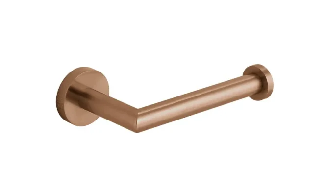 Vado Individual Spa Knurled Open Paper Holder Brushed Bronze product image - Image 1
