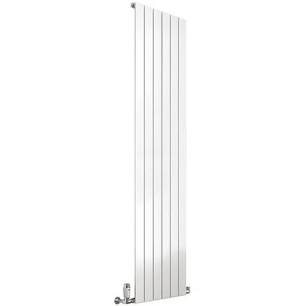 Reina Flat Vert Designer Radiator 1800 X 292 Single White