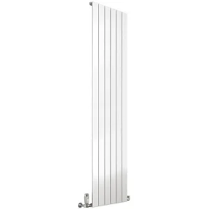Reina Flat Vert Designer Radiator 1800 X 292 Single White