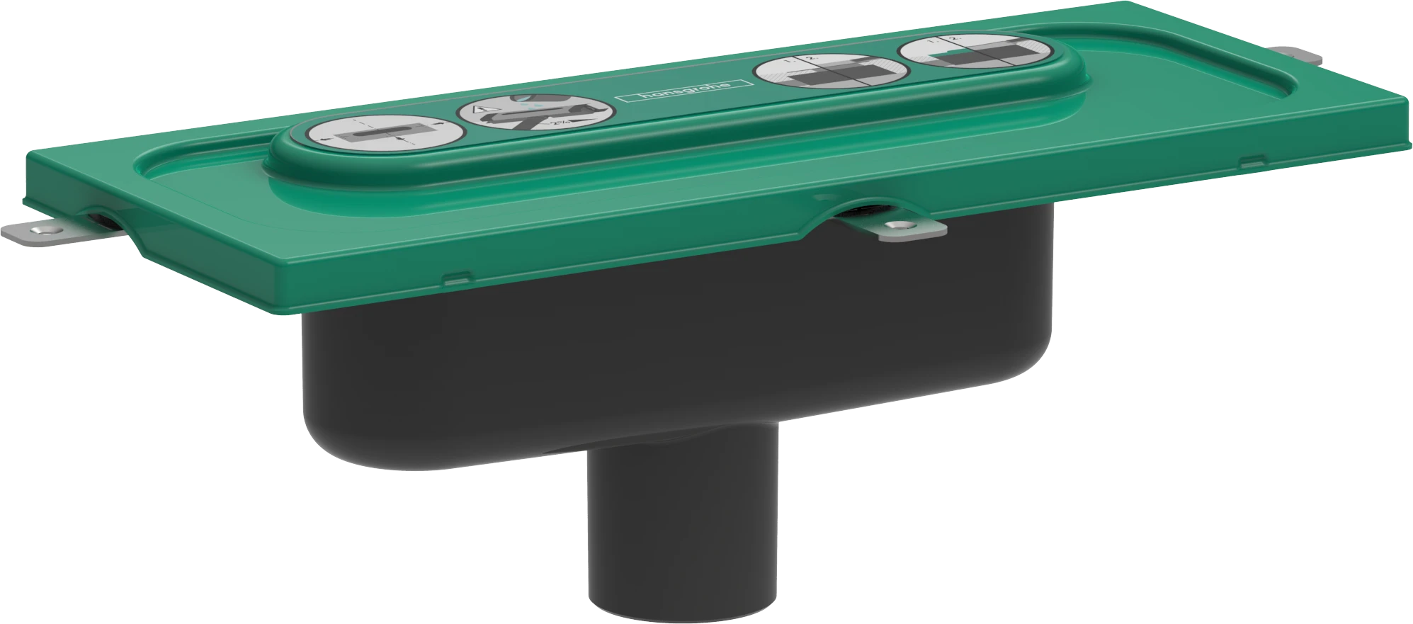 Hansgrohe Ubox Universal Base Set For Finish Sets For Vertical Installation
