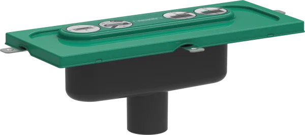 Hansgrohe Ubox Universal Base Set For Finish Sets For Vertical Installation