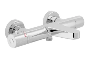 Vado Axces Sirkel Wall Mounted Thermostatic Bath Shower Mixer Chrome